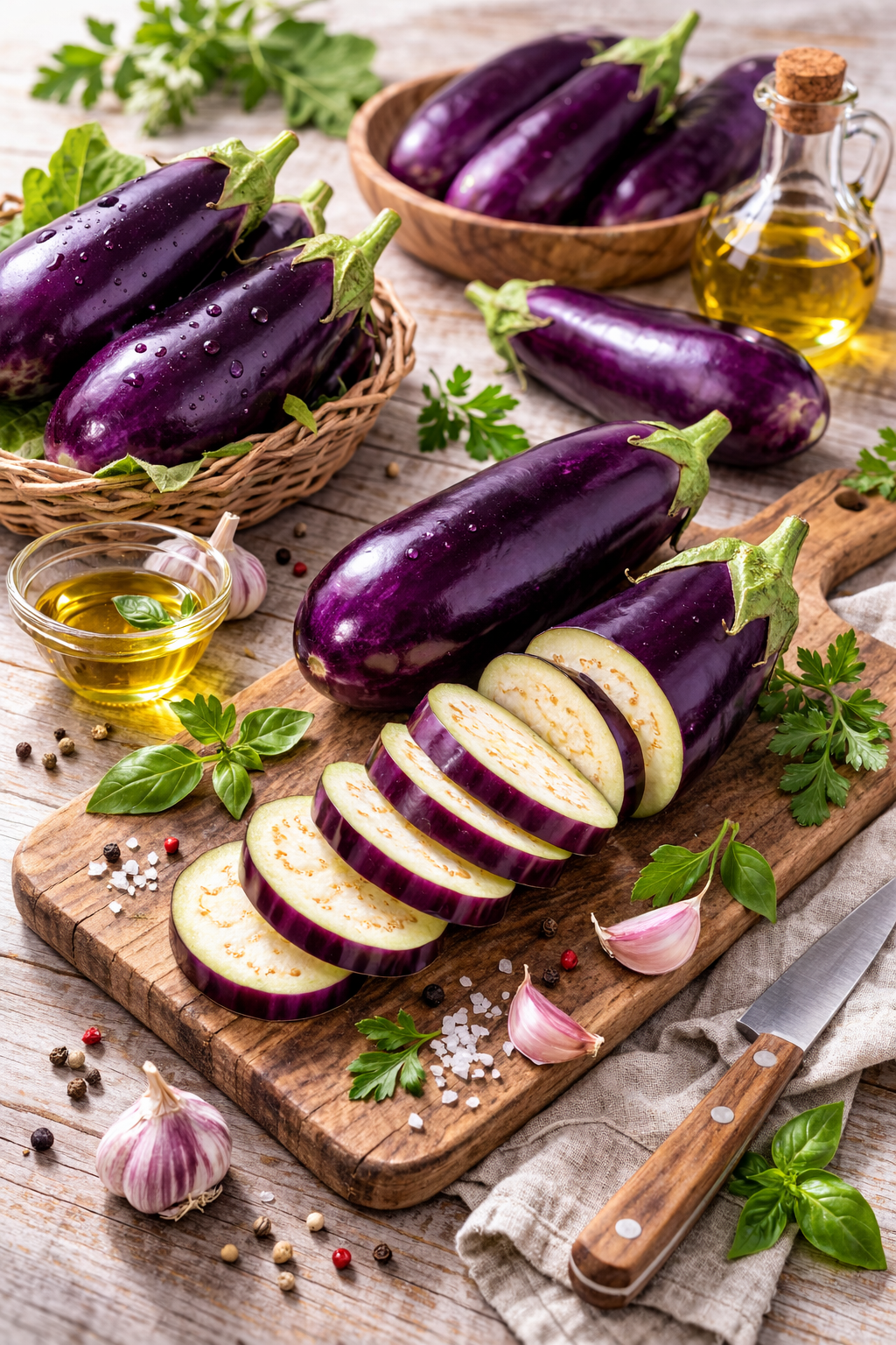 Fresh eggplant blood sugar friendly low glycemic vegetable