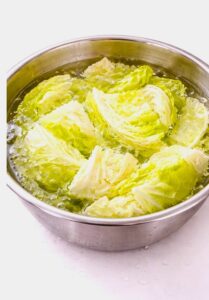 cabbage soaking in water how to wash cabbage at home