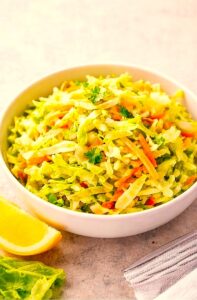 cabbage salad bowl healthy meal