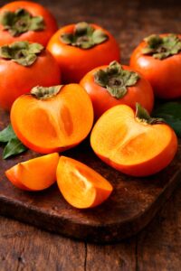 Persimmon fruit blood sugar glycemic index